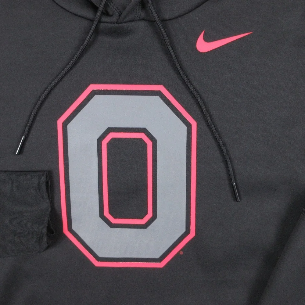 Ohio State Buckeyes Sweater Mens Small Black Hoodie Sweatshirt Nike Fleece OSU